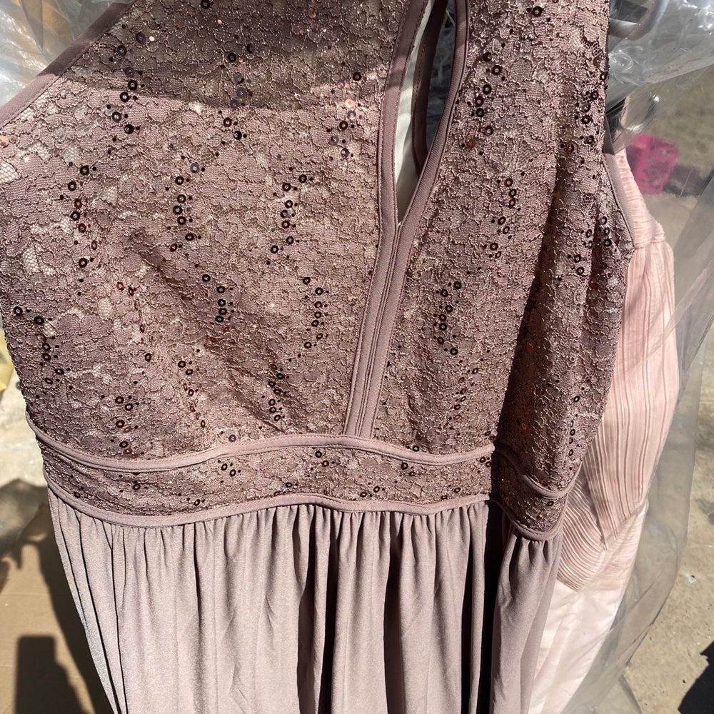 Tan dress
